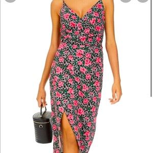 Betsey Johnson floral cheetah dress NWT